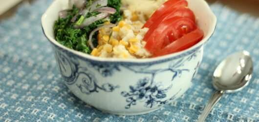 Recipe of the Month – Savory Breakfast Oatmeal