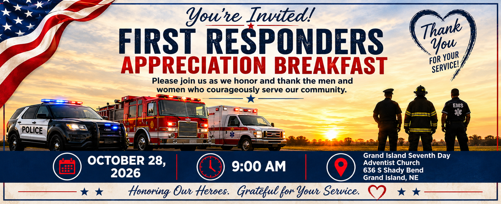 First Responders Appreciation Breakfast